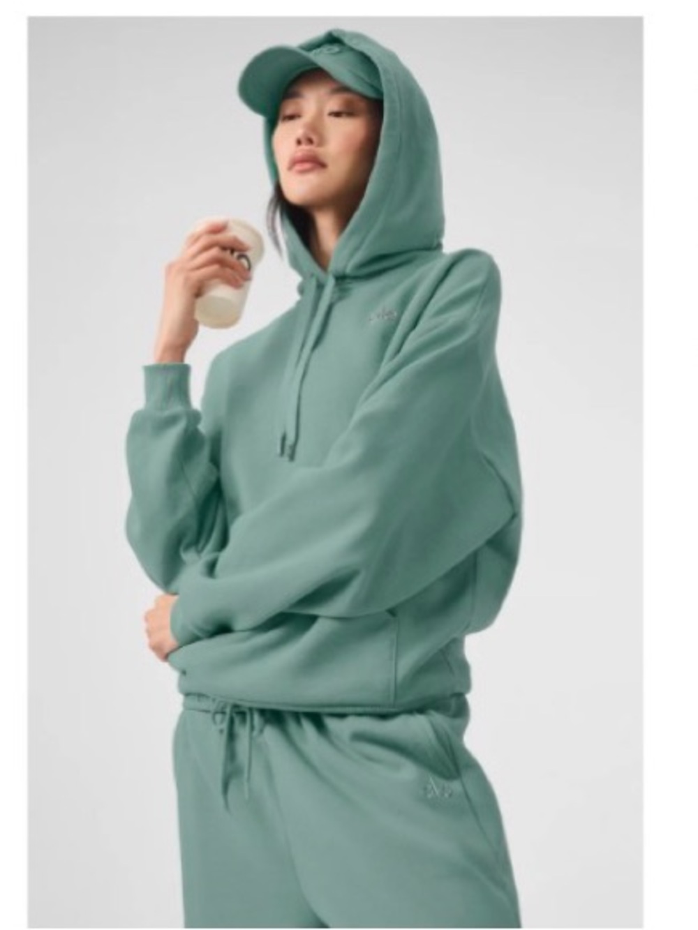 Accolade Hoodie - Botanical Green XXS Alo - Picture 2 of 11